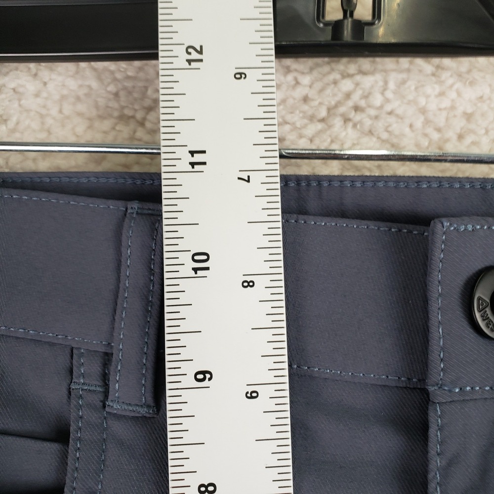 Western Rise Evolution Pants Men 33x30 (Fits 34x29) Gray Slim Travel Techwear - Picture 8 of 10
